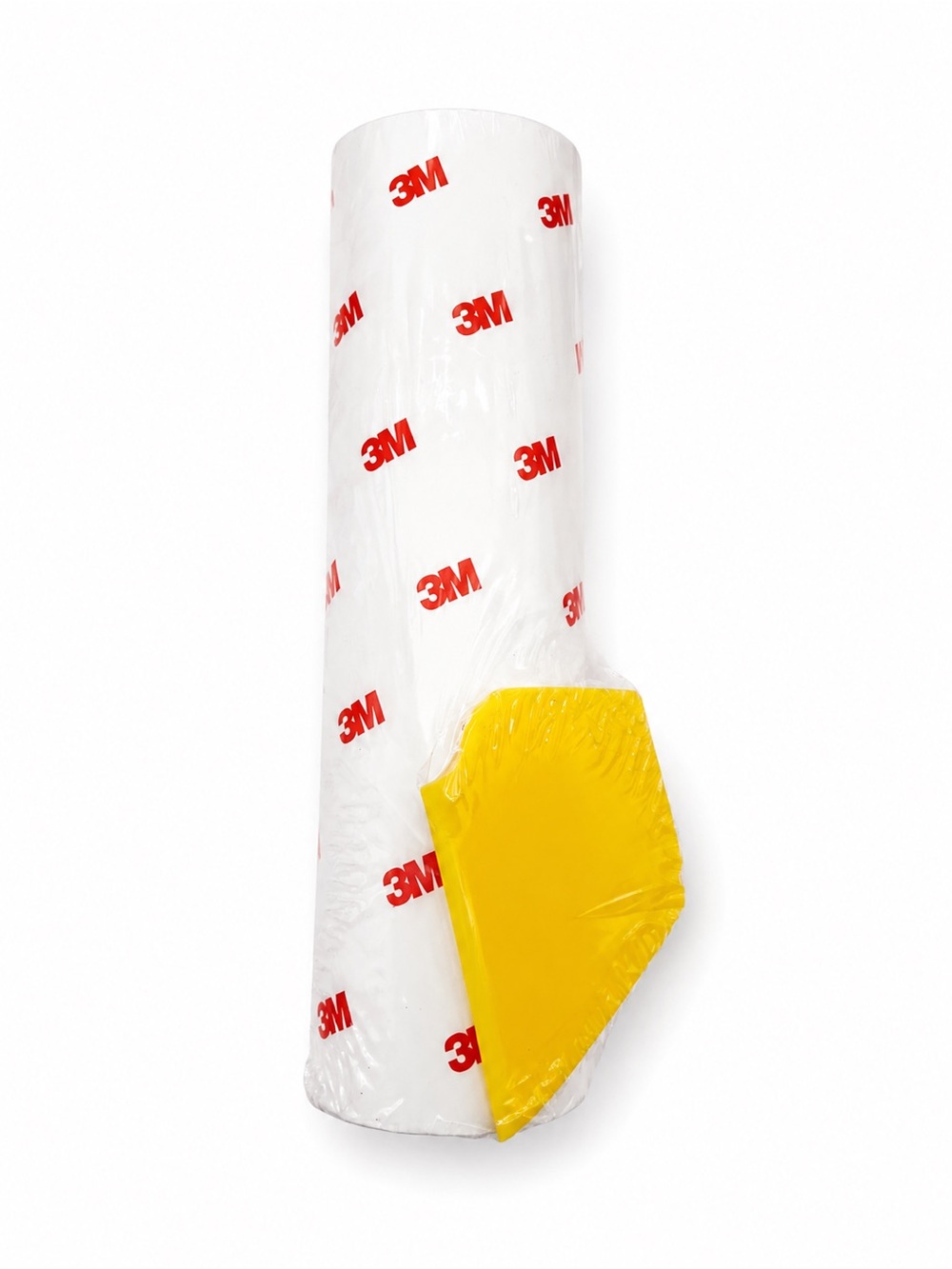 3M Clear Paint Protection Vinyl Roll with Yellow Detailer Squeegee – 6 Inch